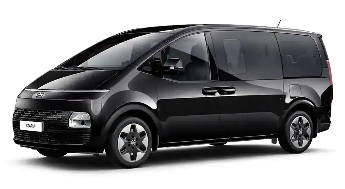 Hyundai Staria chauffeur-style people mover for airport transfers