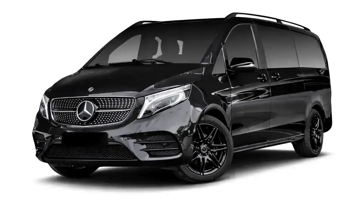 Black Mercedes V-Class executive chauffeur car