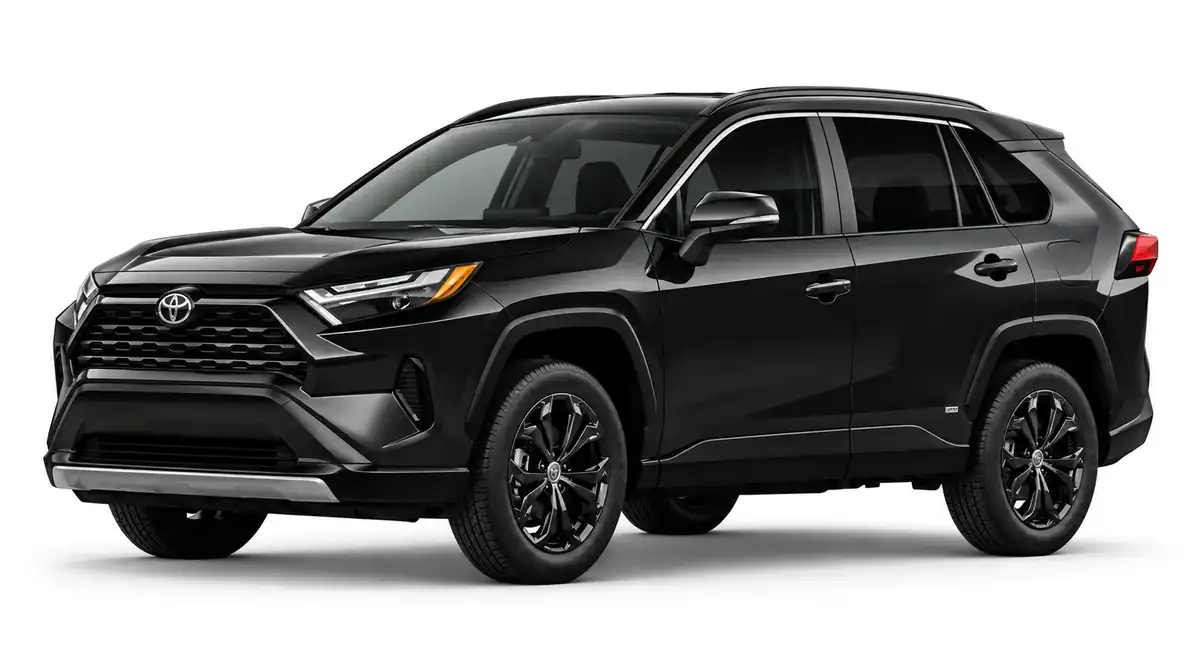 Black Toyota RAV4 SUV for private airport transfers in Gold Coast and Brisbane