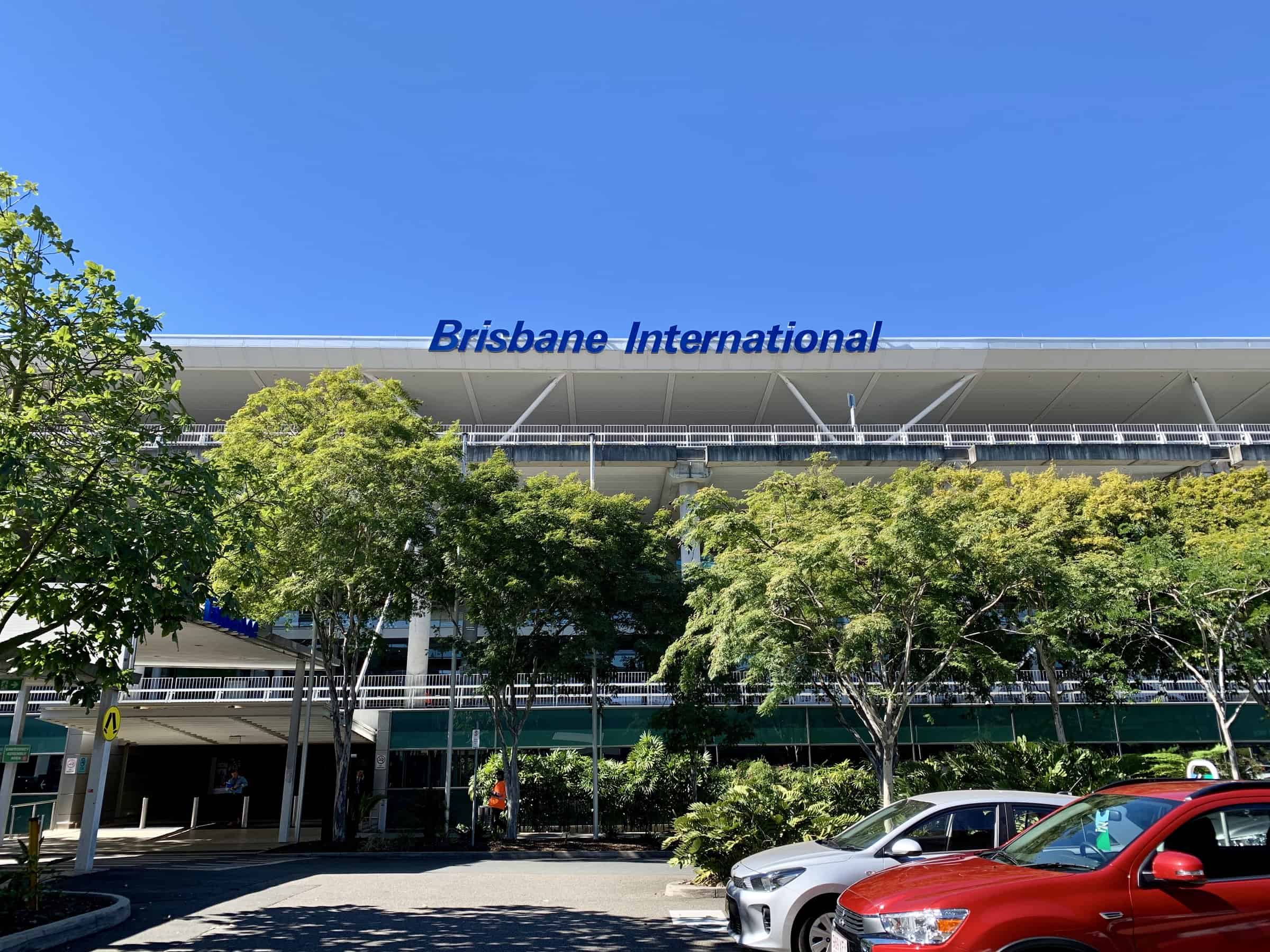 Brisbane Airport international terminal by day