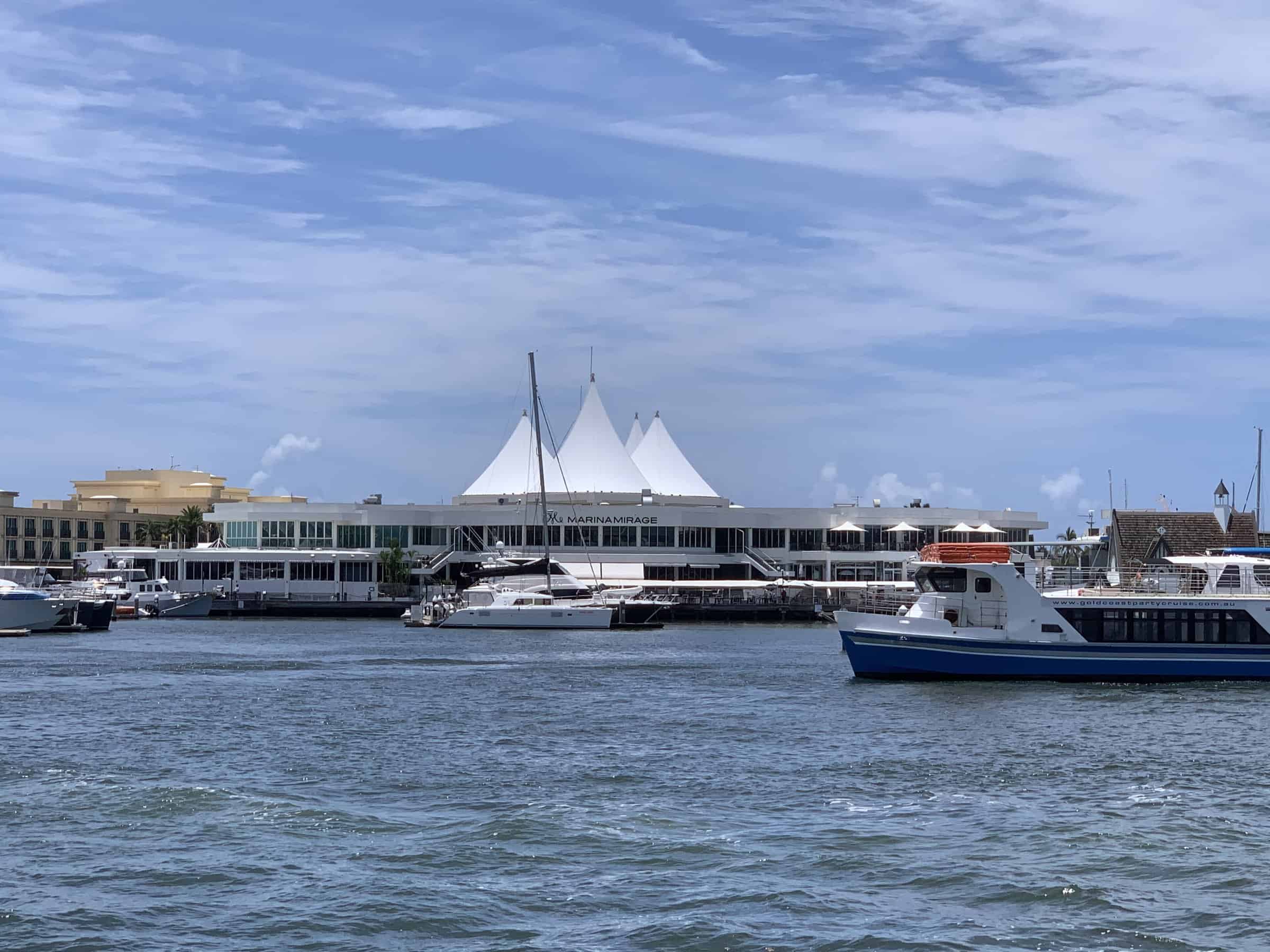 Private transfer to Marina Mirage, Main Beach
